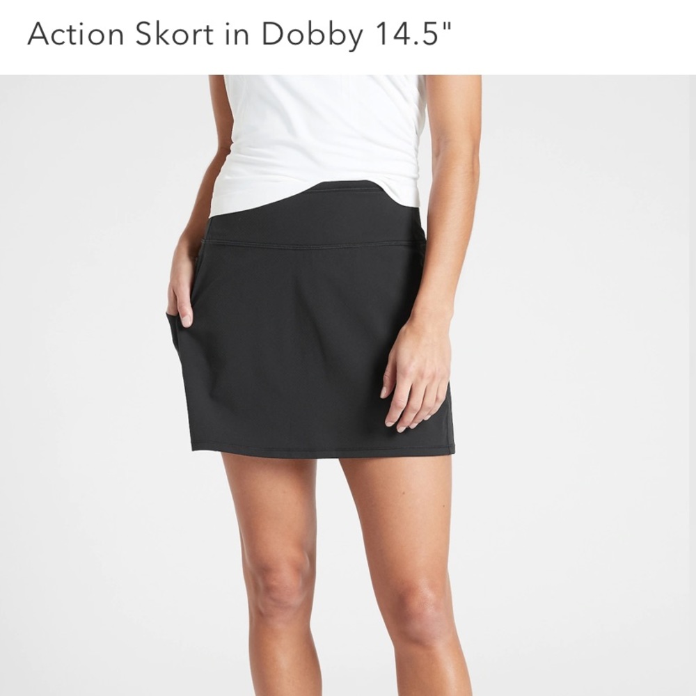 Athleta black tennis/golf skirt